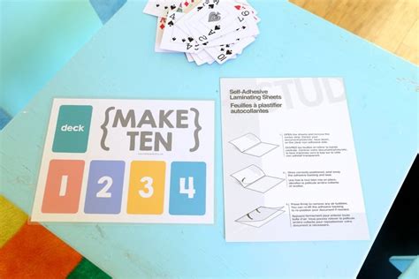 Make Ten An Easy Card Game For Kids 2nd Grade Math Games Math For