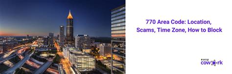 770 Area Code Location Scams Time Zone 2023