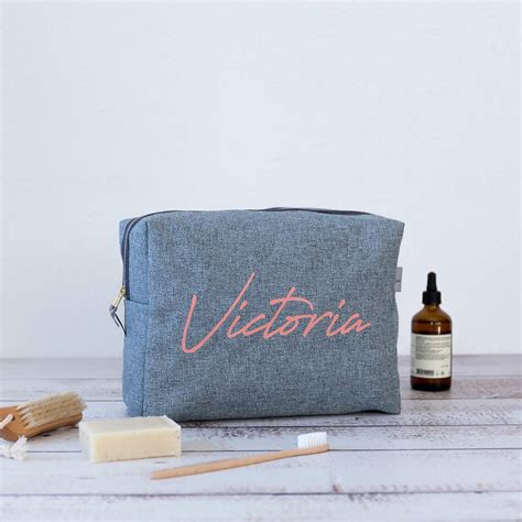 Personalised Signature Luxury Wash Bag By Love Lammie Co