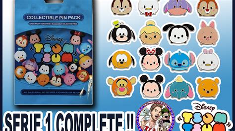Tsum Tsum Pins Serie 1 Complete Disney Parks Edition Youtube