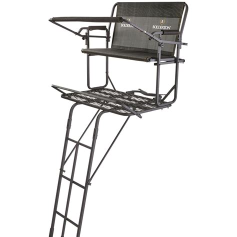 Guide Gear 22 Double Rail Ladderstand 723694 Ladder Tree Stands At