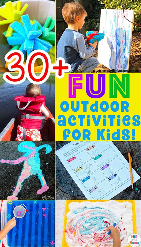 30 Fun Must Do Outdoor Activities For Kids Fun