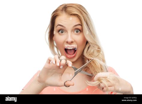 Screaming Horrified Woman Hi Res Stock Photography And Images Alamy