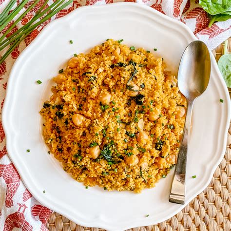Check spelling or type a new query. Couscous With Spinach & Chickpeas | Paella recipe seafood ...