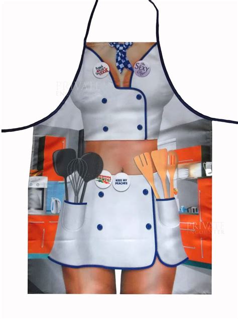 Fun Sexy Novelty Lady Chef Bbq Barbeque Apron Private Encounter