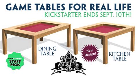 Carolina Game Tables Kickstarter Update Board Game Authority