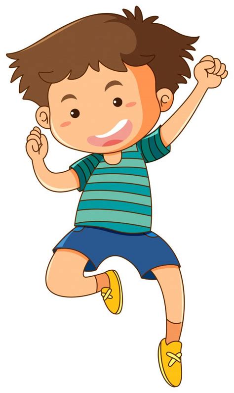 Download Little Boy Jumping Up On White Background For Free Baby