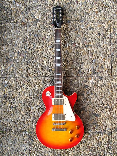 Royalty Free Photo Red And Orange Electric Guitar Pickpik