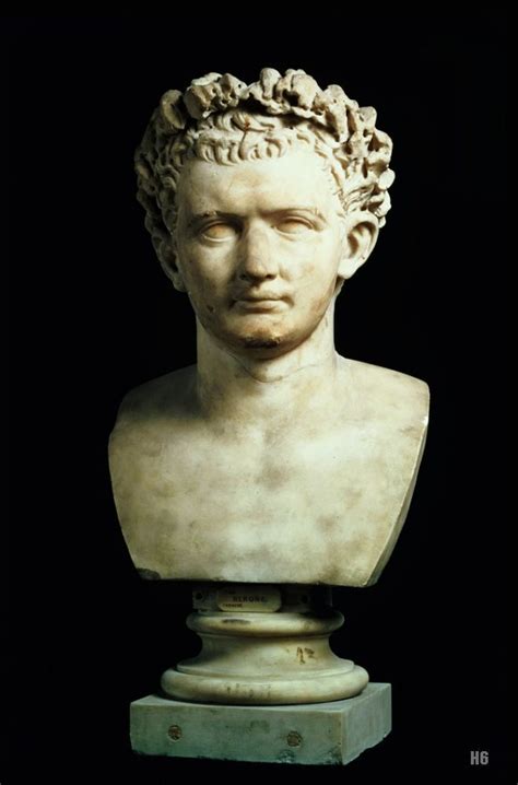 Portrait Bust Of Emperor Nero 75ad Marble Claudius 41 54 Ce