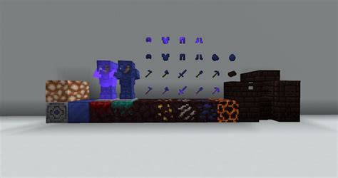 Blue Netherite 117 Minecraft Texture Pack