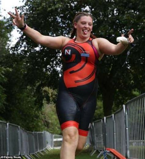 Ex Triathlete 26 Says Her 42i Breasts Have Made Her Spine Collapse And Put Her In A Wheelchair