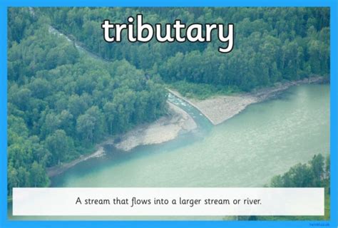 What Is A Tributary Twinkl