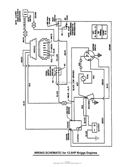 Diagram 11 Hp Briggs Stratton Engine Diagram Wiring Schematic