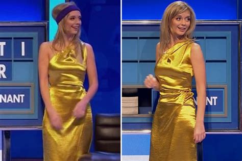 Rachel Riley Stuns In Yellow Silk Dress On 8 Out Of 10 Cats Does Countdown