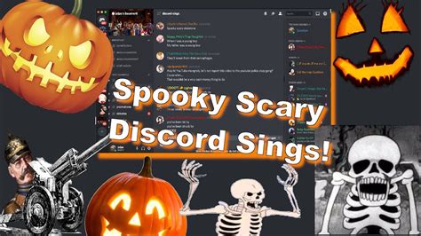 Spooky Scary Discord Sings Youtube