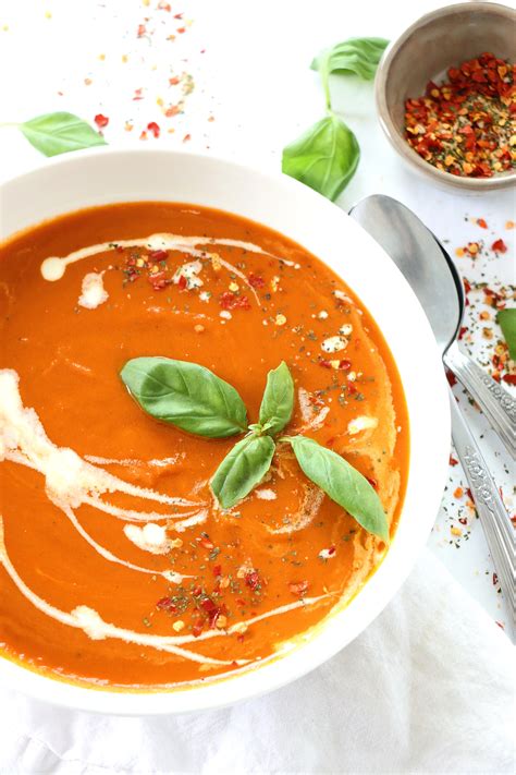 Roasted Tomato Soup Recipe Dash Of Savory Cook With Passion