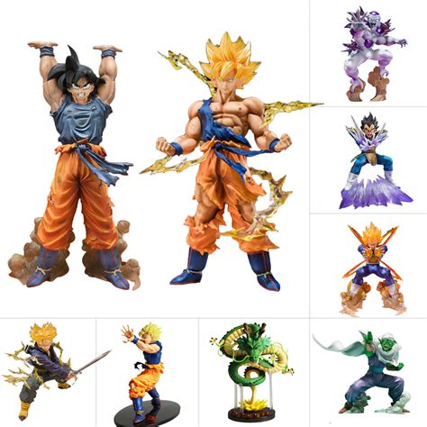 Goku trains in martial arts and makes friends with a large cast of characters along the way. Japanese Anime Manga Dragon Ball Z Super Saiyan Collectable Figure Figurine Toys | eBay