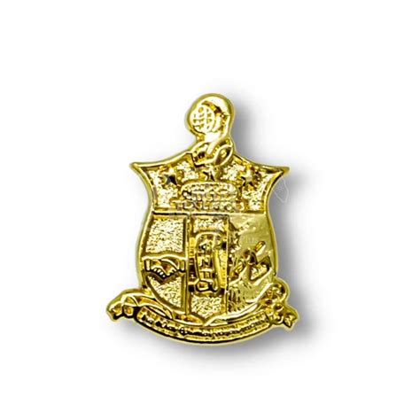 Kappa Alpha Psi Gold ΚΑΨ Shield Fraternity Greek Lapel Pin Bettys