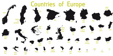 Countries Of Europe Font | Fontspring