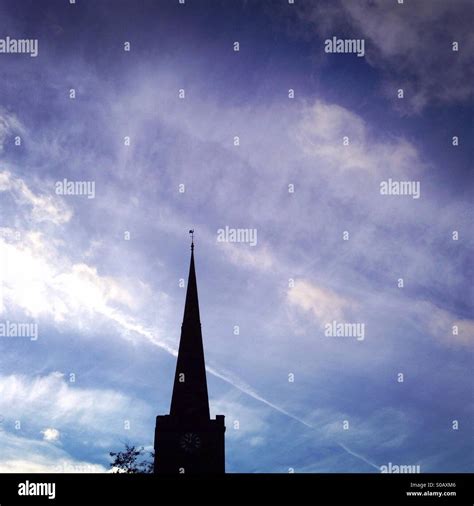 Church Spire Stock Photo Alamy