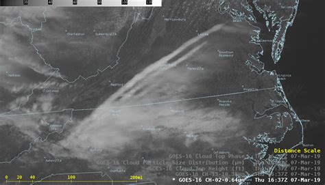 Standing Wave Clouds Over Virginia And North Carolina — Cimss Satellite