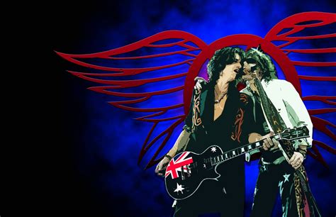 Download Aerosmith Rock Band Live Concert Wallpaper