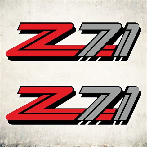 Z71 Off Road Sticker Decal Chevy Truck Cut Set Etsy