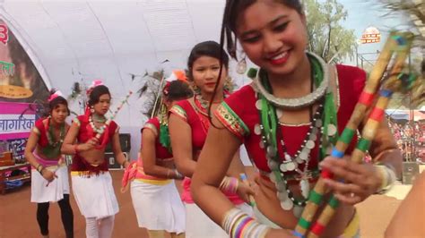 Tharu Culture Of Nepal Latthahuwa Dance Yald Moon Media Youtube