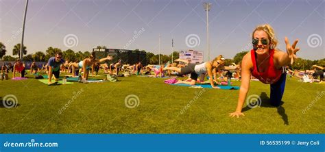 kathryn budig yoga instructor editorial photo 56535403