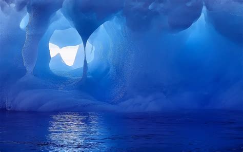 Ice Cave Wallpapers On Wallpaperdog