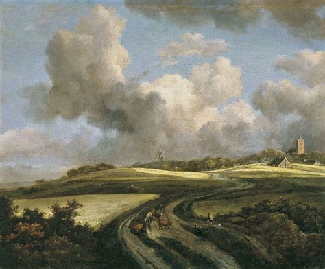 Jacob Van Ruisdael Pastel Landscape Landscape Art Landscape Paintings