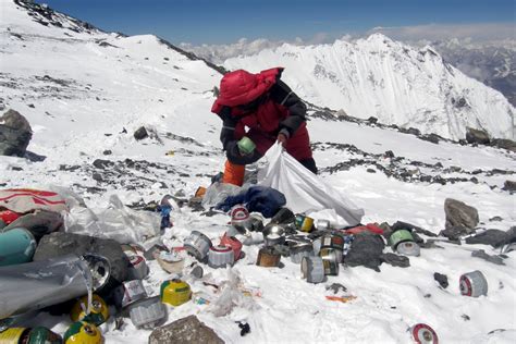 Nepal Enlists Mt Everest Climbers To Clean Trash Strewn Slopes Nbc News