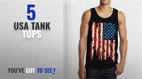 Top Usa Tank Tops Winter Spiritforged Apparel Vintage