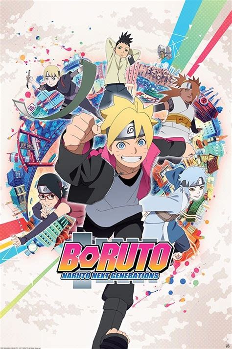 Boruto Groupe Póster Lámina Compra En Europosters