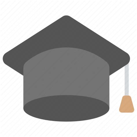 Commencement Degree Cap Graduation Cap Mortarboard Tassel Cap Icon