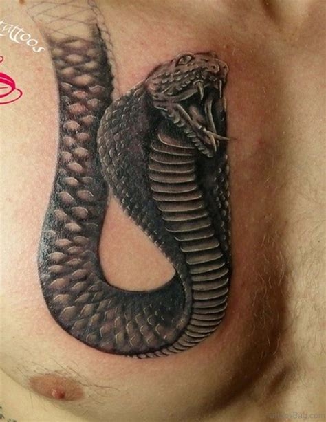 Amazing tattoo design that looks like it goes inside the arm. 83 Trendy Snake Tattoos For Chest