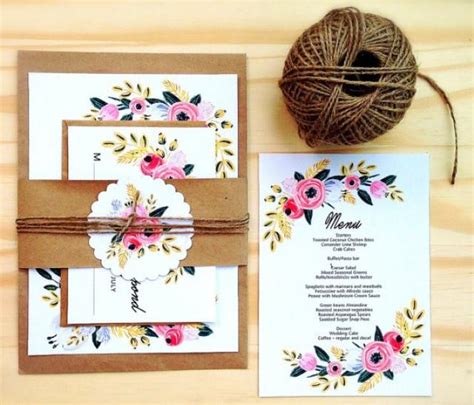 printable wedding invitation set instant