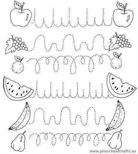 Preschool writing paper also dotted third handwriting sheets: Trace the Dotted Lines Worksheets for Kids - Preschool and Kindergarten | Preschool writing ...