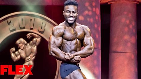 Arnold Classic 2018 Physique 3rd Place Finisher Courage Opara Posing