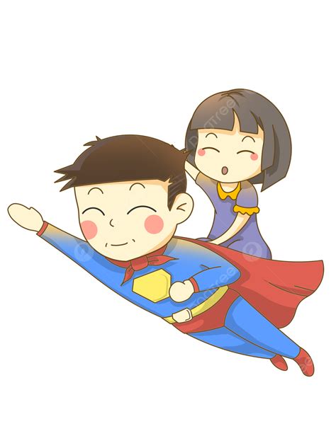 Fathers Day Dad Becomes Superman Father And Daughter Hand Draw