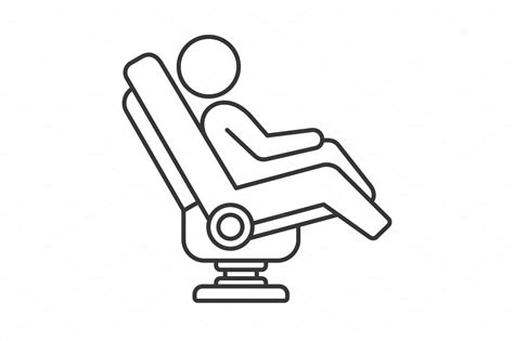 Massage Chair Icon On White Vector Graphics ~ Creative Market