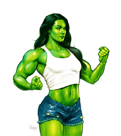 She Hulk By Drawerofdrawings On Deviantart