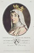 フレデゴンド、フランクの女王、肖像画のデグランオム、輝かしい女性、フランスの思い出に残る主題からの墓、カラープリント、ピエールブリン、1786 ...