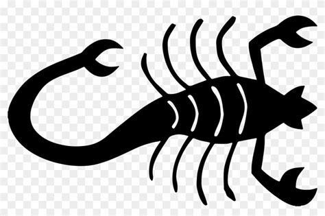 Scorpion Silhouettes Clip Art Library