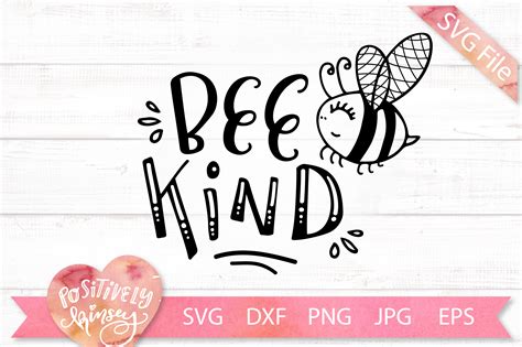 Free 254 Bee Kind Svg File Svg Png Eps Dxf File