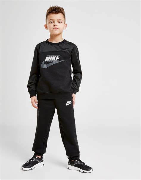 Buy Black Nike Hybrid Crew Tracksuit Children Jd Sports Jd Sports