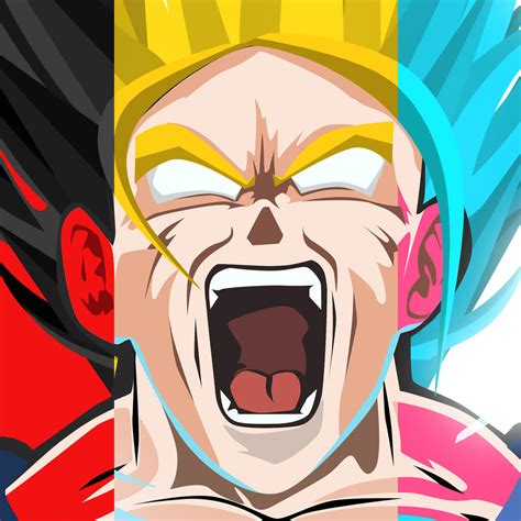 2048x2048 Goku Super Saiyan Anime Art Ipad Air Hd 4k Wallpapersimages