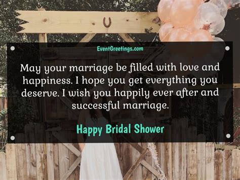 50 Sweet Bridal Shower Wishes And Messages Events Greetings