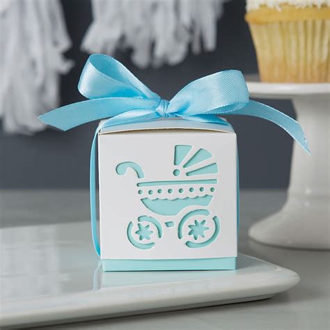 Boy Baby Shower Favor Boxes Candy Boxes 10 Pack Blue Etsy