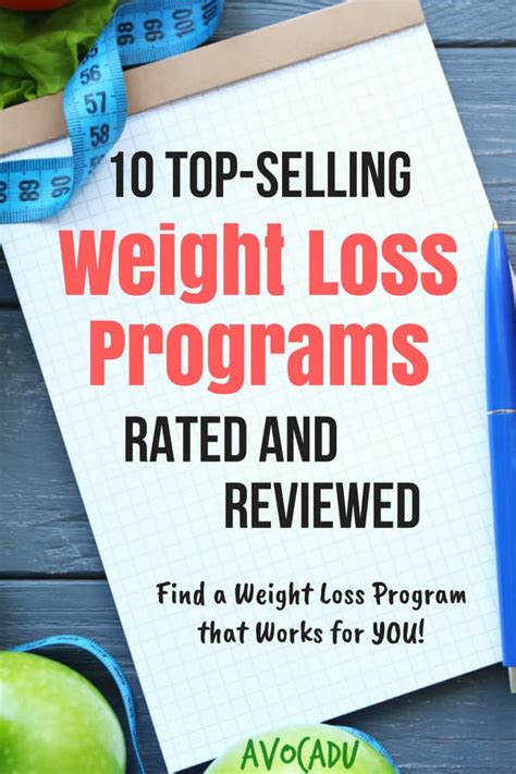 10 Top Selling Weight Loss Programs Rated And Reviewed Avocadu